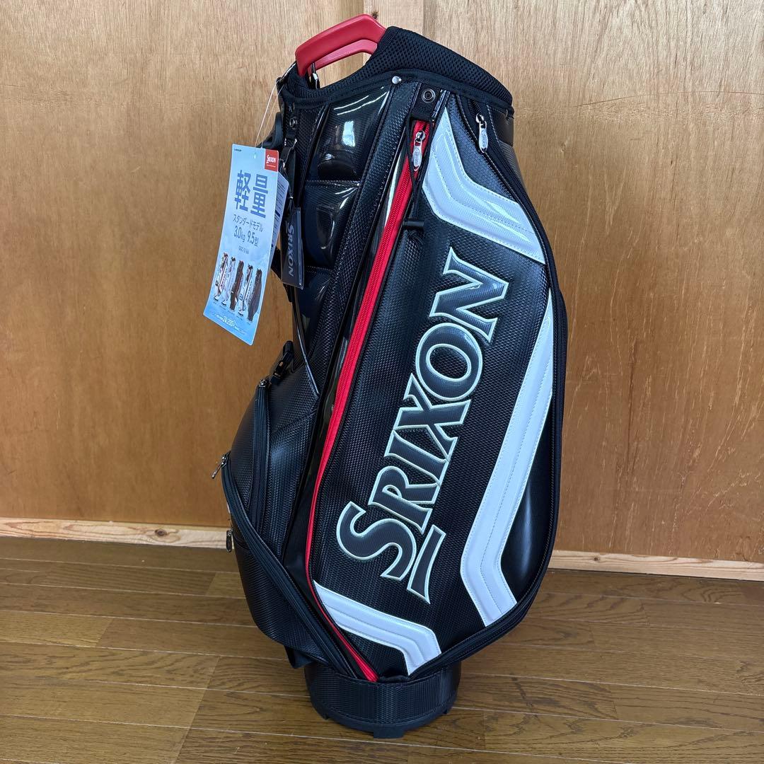 未使用品　Srixon キャディバッグ 黒/白/赤