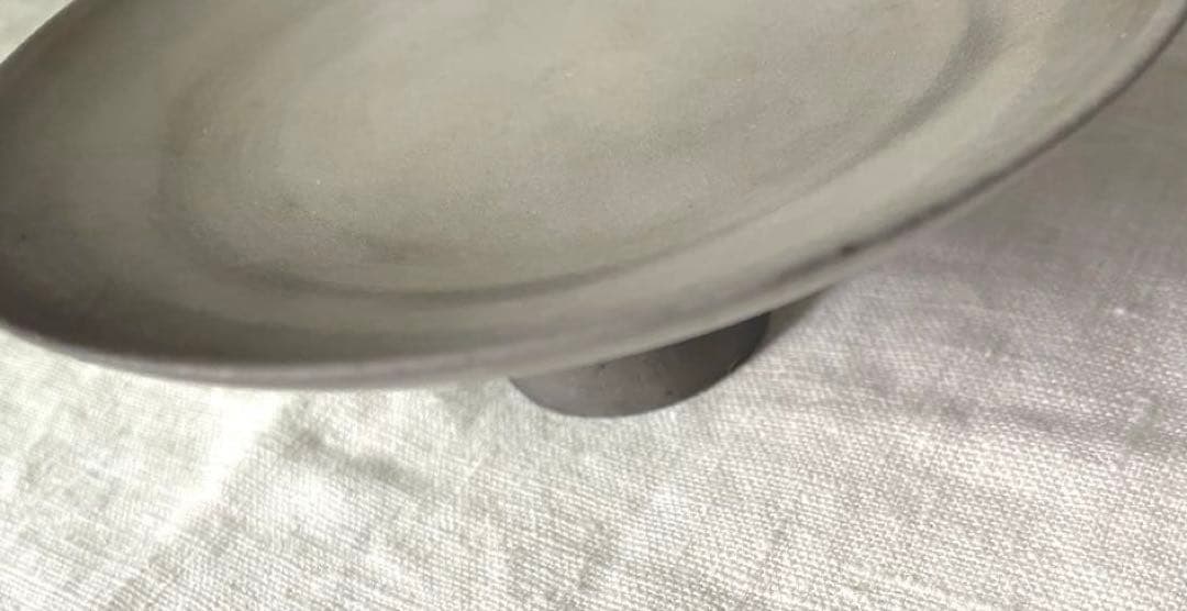 鮫島陽_ 舟Boat 13cm×5cm 脚付き皿　コンポート皿　小