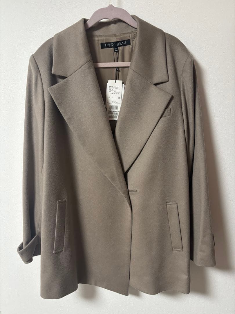 【タグ付新品】カシミヤコート　INDIVI