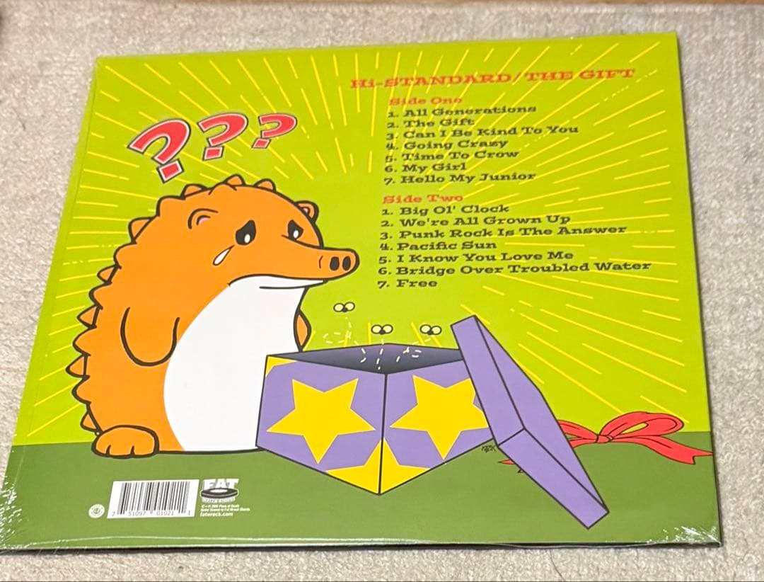 hi-standard LP レコード the gift アナログ ハイスタ
