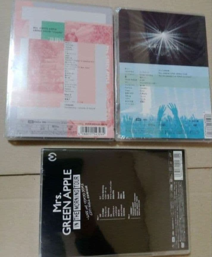 新品未開封 Mrs. GREEN APPLE DVD 3本セット
