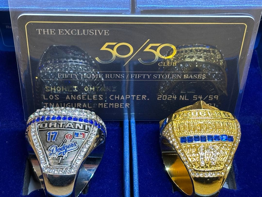 ⭐一点限定⭐【前回即完売】大谷翔平 2025世界一リング 厳選3点特別構成セット