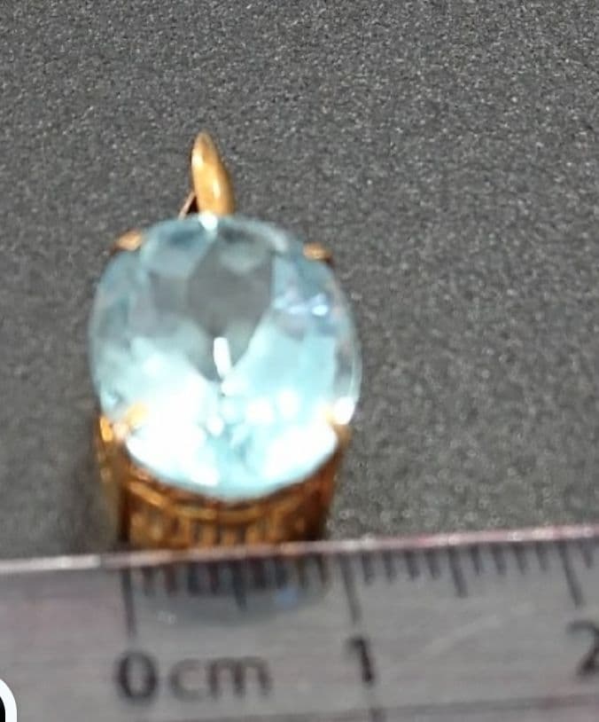 ブルートパーズ ペンダントトップ