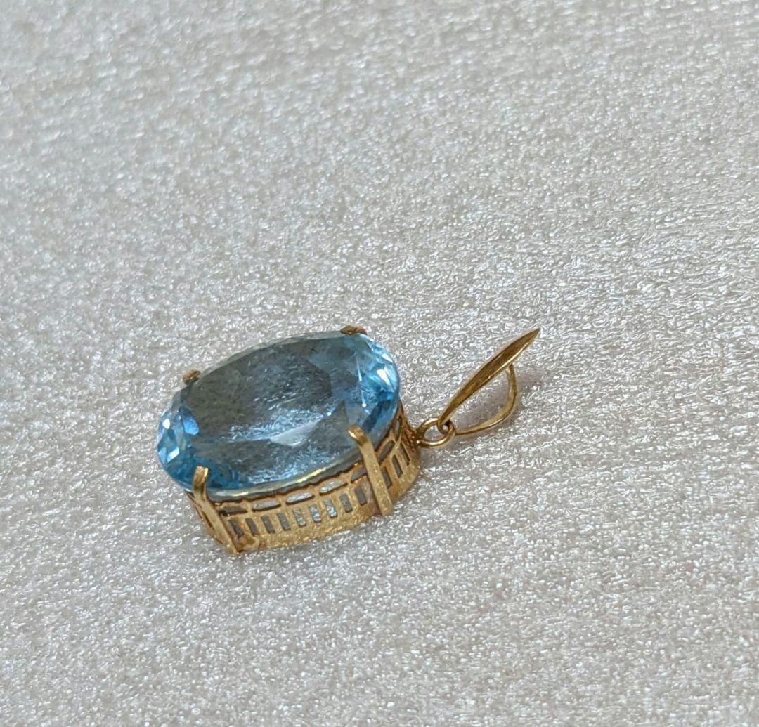 ブルートパーズ ペンダントトップ