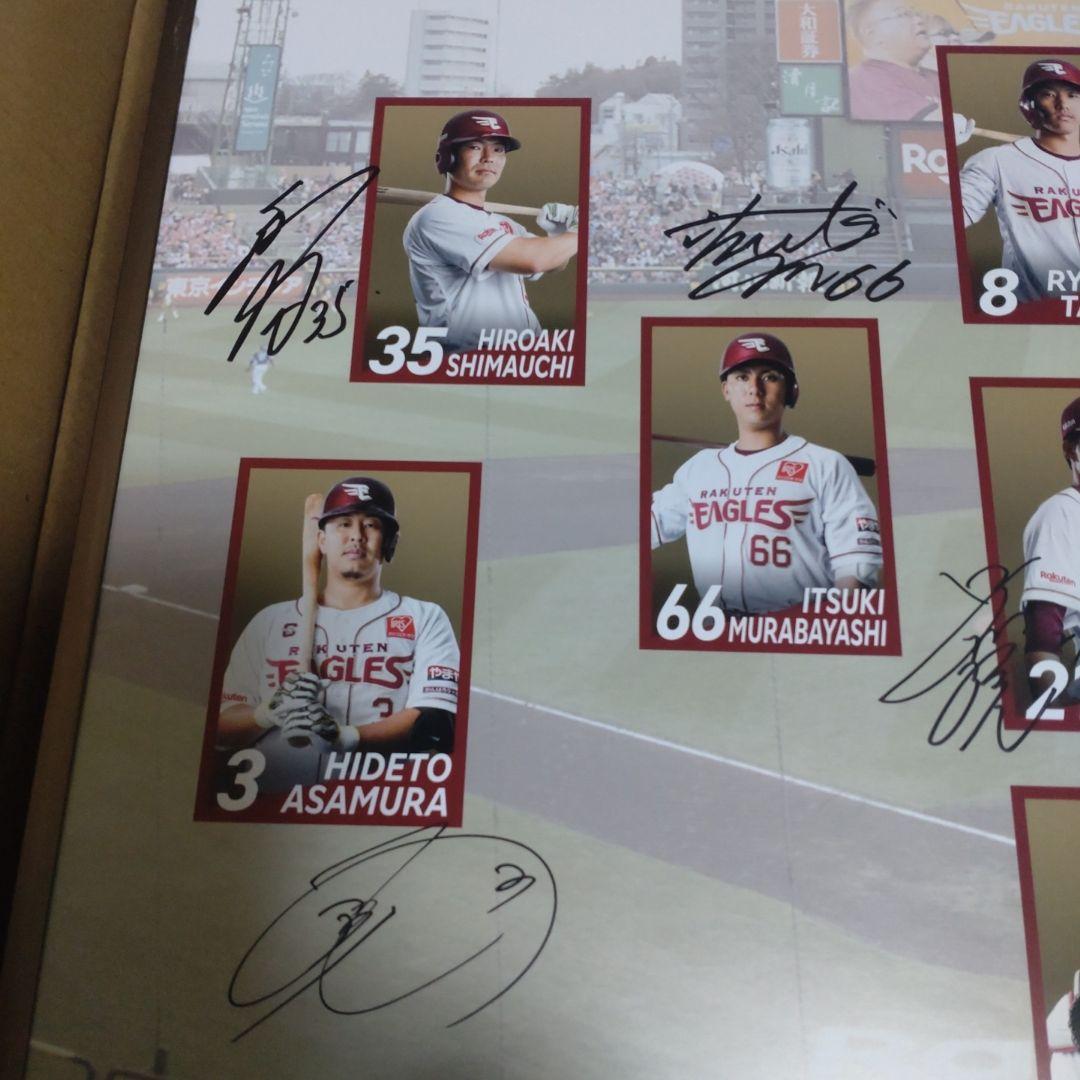 楽天イーグルス　2024年開幕スタメンサインパネル