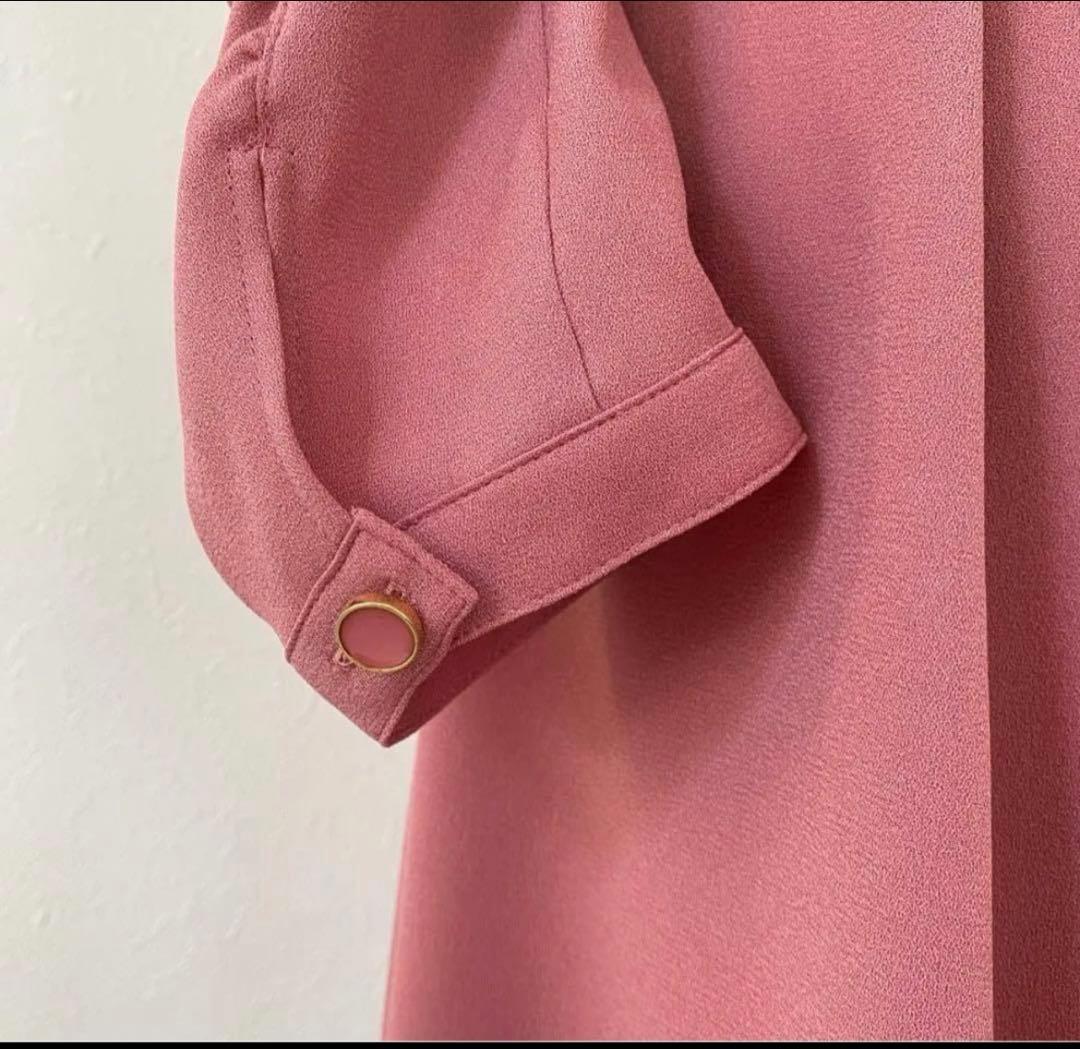 ANAYI アムンゼンベルト付 切り替え ワンピース サイズ34