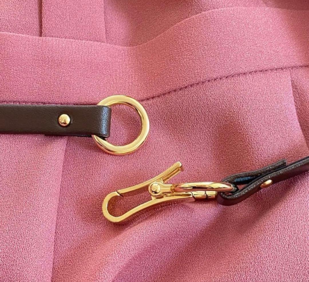 ANAYI アムンゼンベルト付 切り替え ワンピース サイズ34