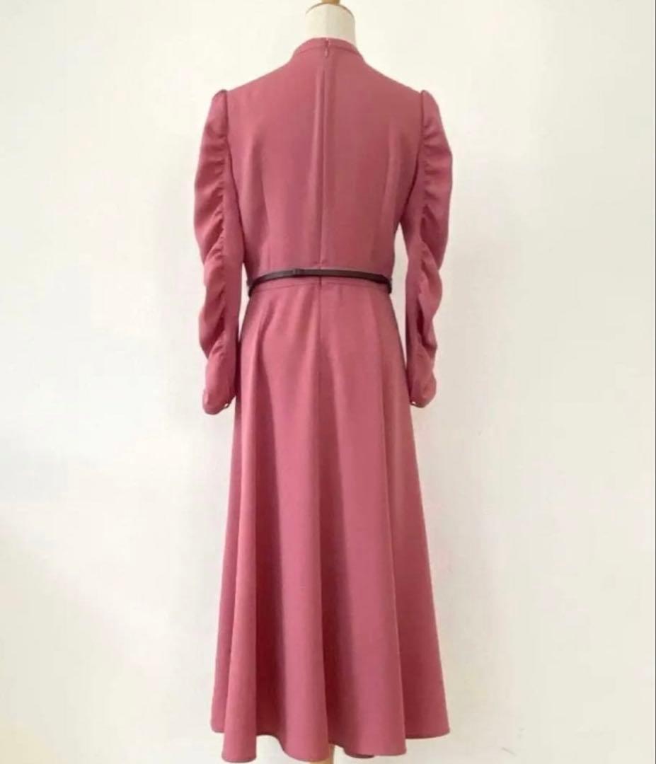 ANAYI アムンゼンベルト付 切り替え ワンピース サイズ34