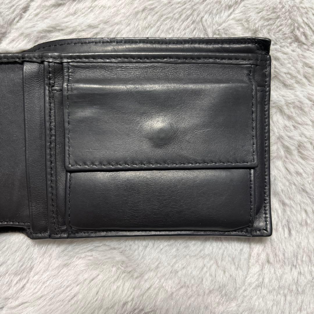 【1/30まで値下げ】Bottega Veneta 黒 二つ折り財布