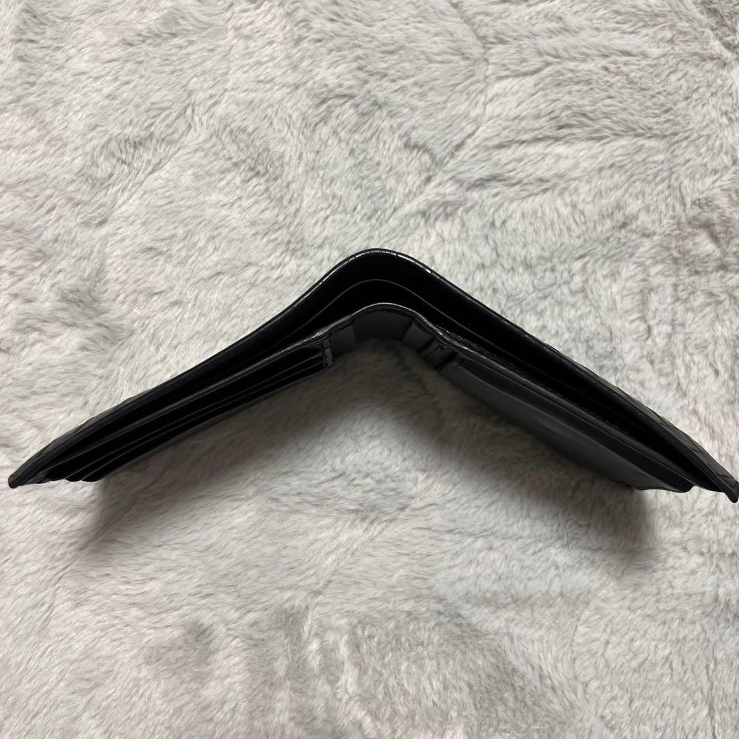 【1/30まで値下げ】Bottega Veneta 黒 二つ折り財布