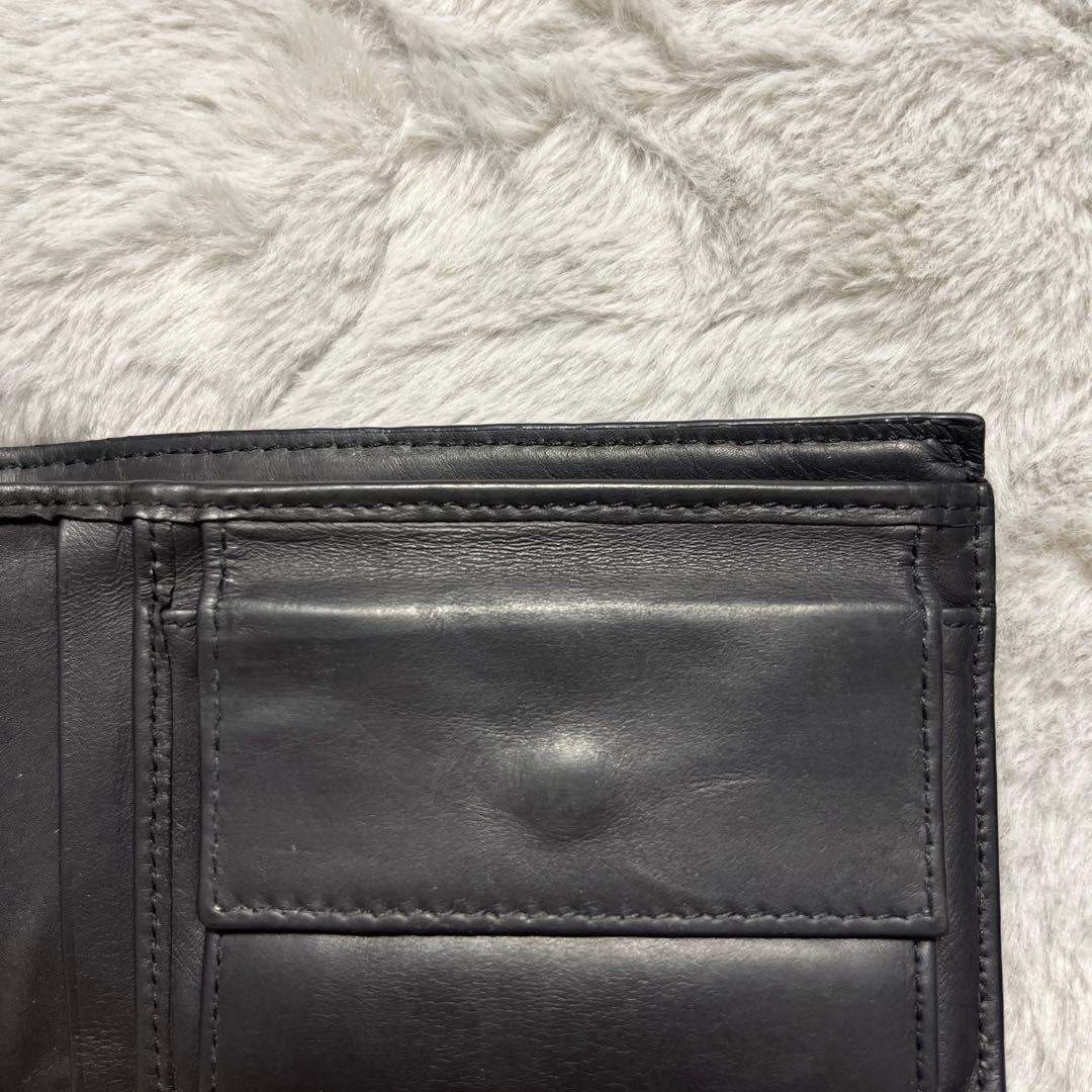 【1/30まで値下げ】Bottega Veneta 黒 二つ折り財布