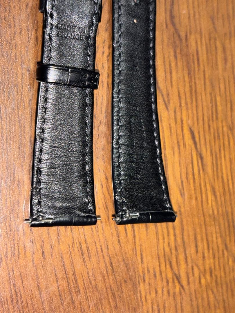 ランゲ&ゾーネ　アリゲーターベルトブラック