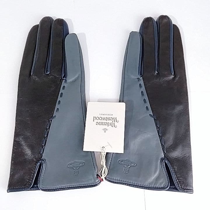 新品　タグ付き　Vivienne Westwood　手袋　レザー　羊革