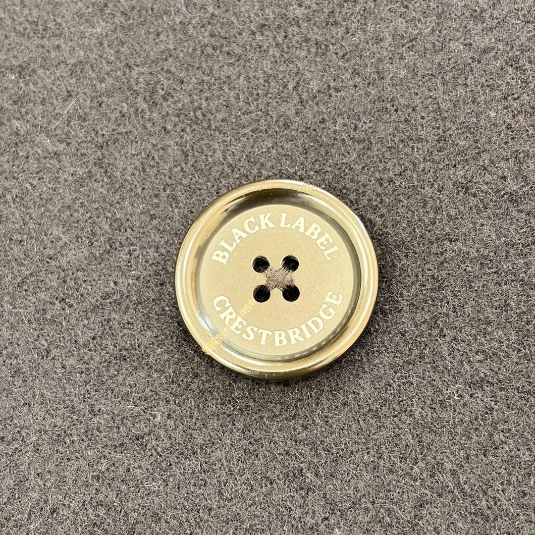 【美品✨️黒✕CBチェック】ブラックレーベルクレストブリッジ ピーコート