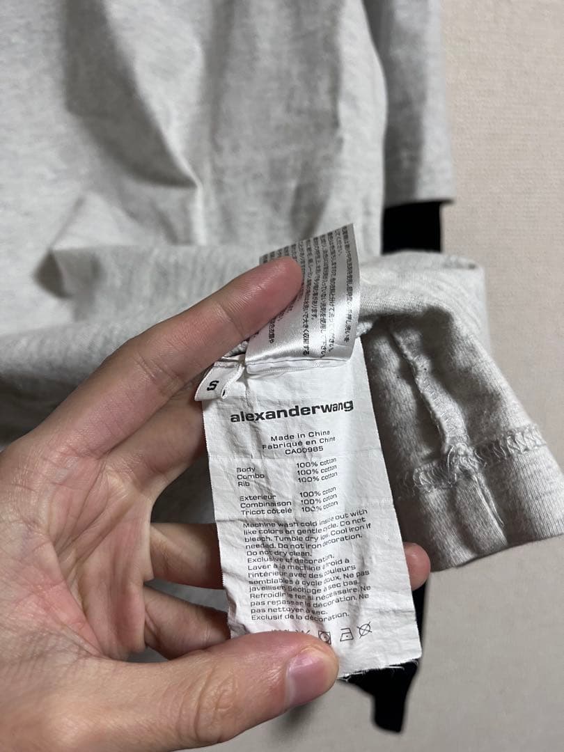 トップス ALEXANDER WANG Double Sport L/S Shirt