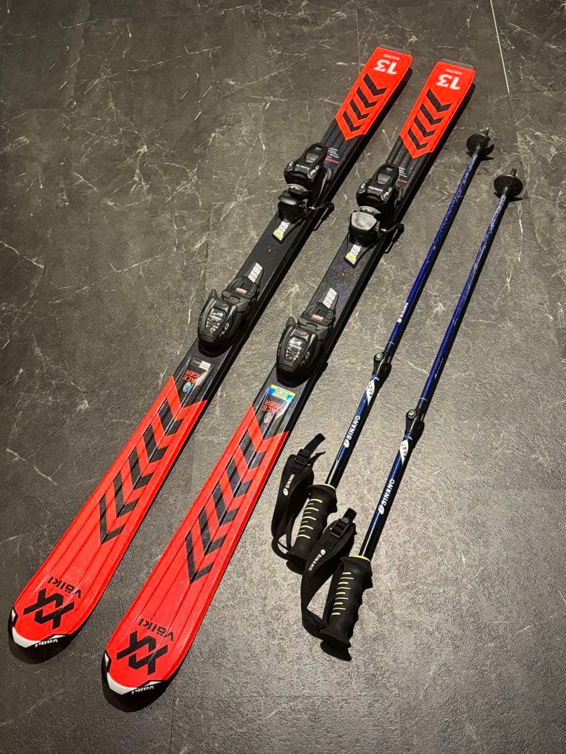 フォルクル ジュニア スキー RaceTiger Jr ビンディング板のみお譲り