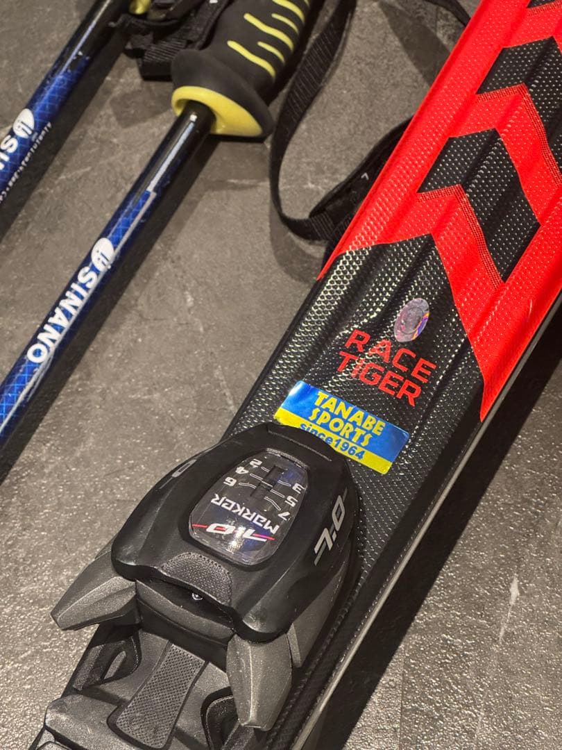 フォルクル ジュニア スキー RaceTiger Jr ビンディング板のみお譲り