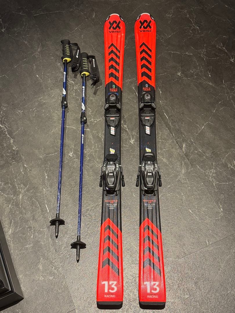 フォルクル ジュニア スキー RaceTiger Jr ビンディング板のみお譲り