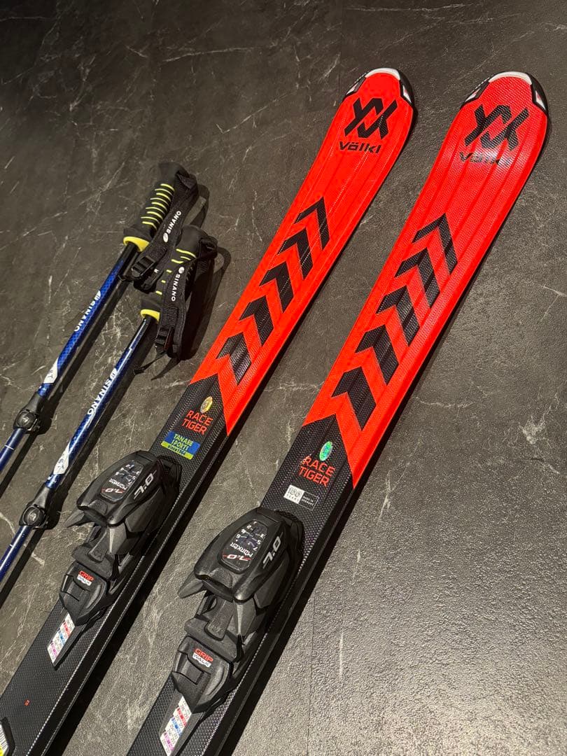 フォルクル ジュニア スキー RaceTiger Jr ビンディング板のみお譲り