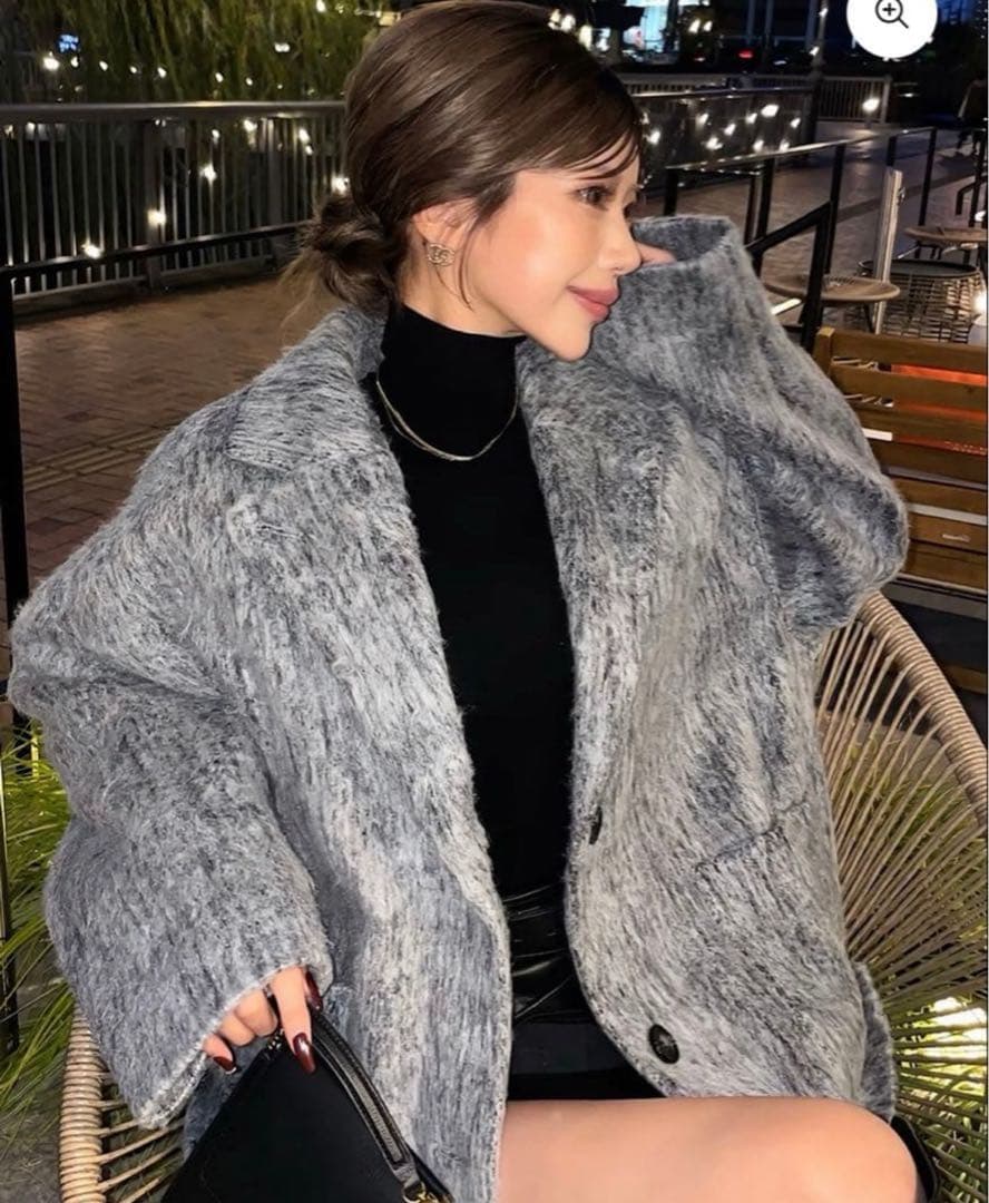 DIANTE⭐︎シャギールーズミドルコート完売グレーディアンテ