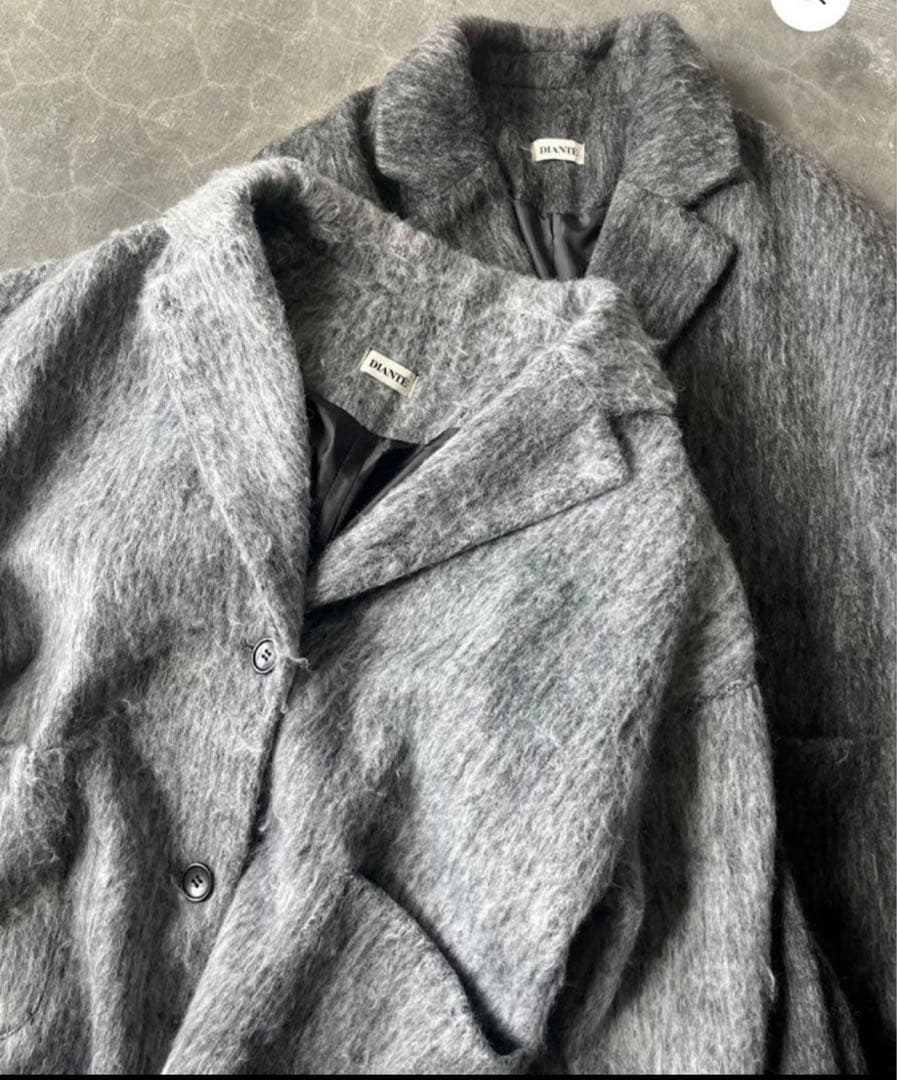 DIANTE⭐︎シャギールーズミドルコート完売グレーディアンテ