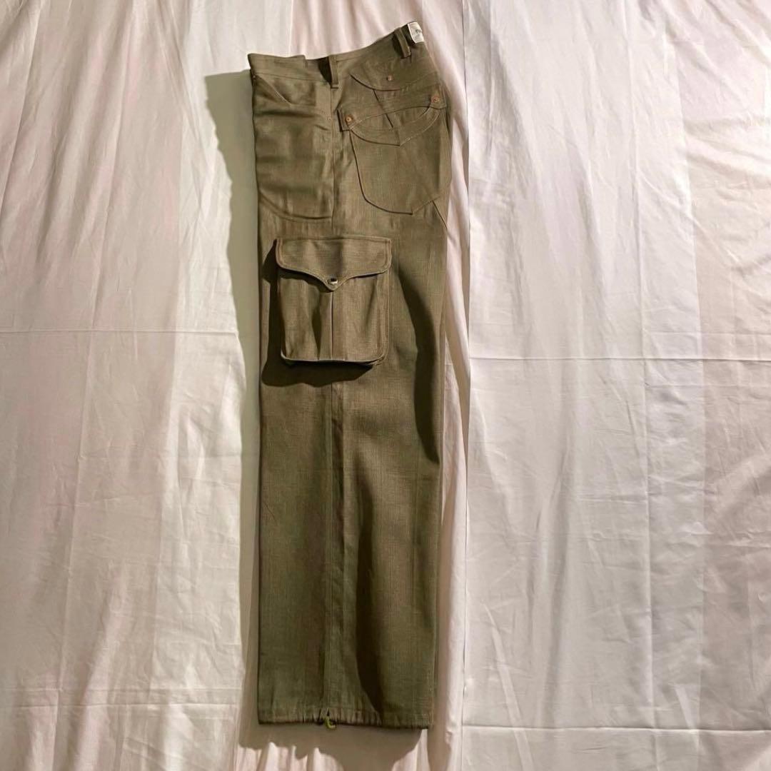 完売品 TOMWORKS GREEN WORK PANTS sugarhill