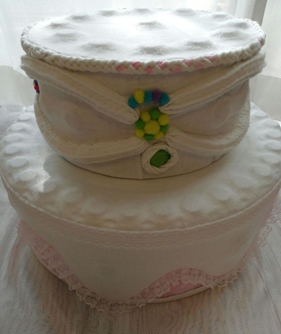 くるみ　お誕生会ケーキ(フェルト)