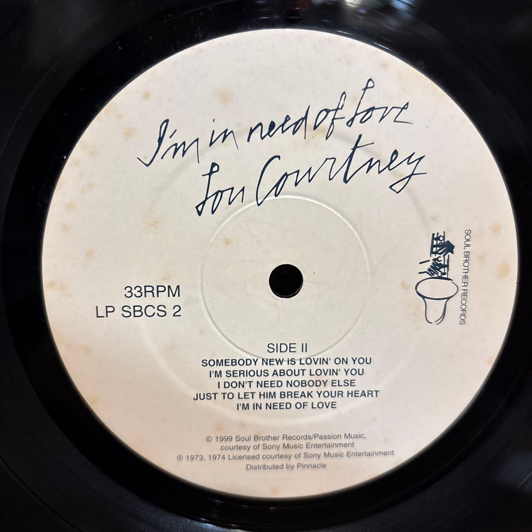 Lou Courtney I'm In Need Of Love レコード LP