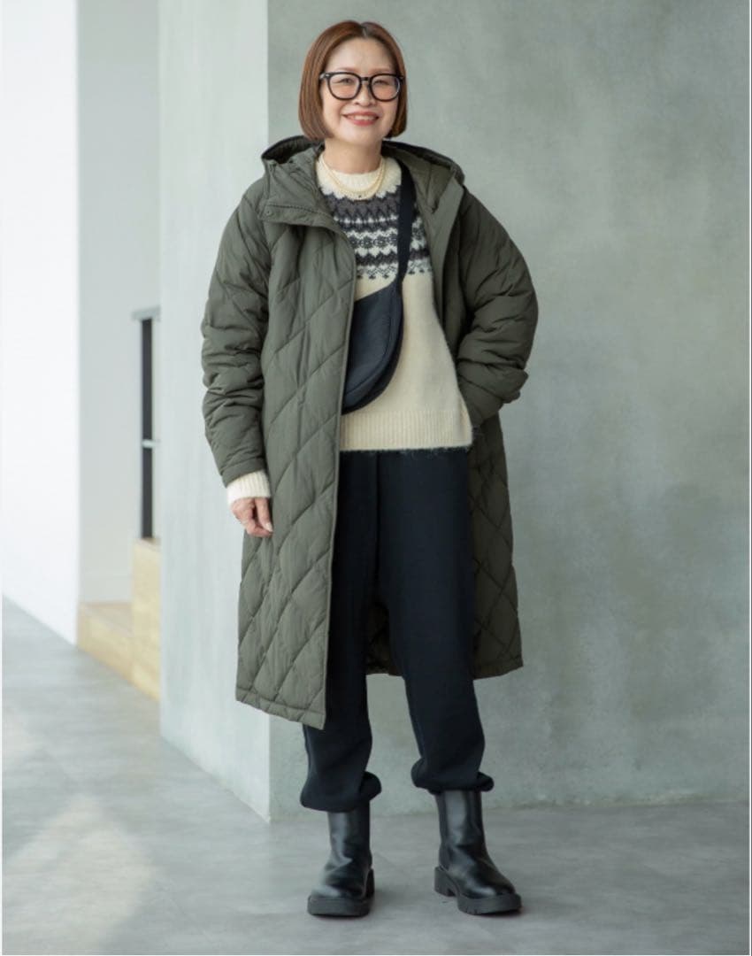 新品・未使用◆UNIQLO◆パフテックロングコートリラックスフィット　XL