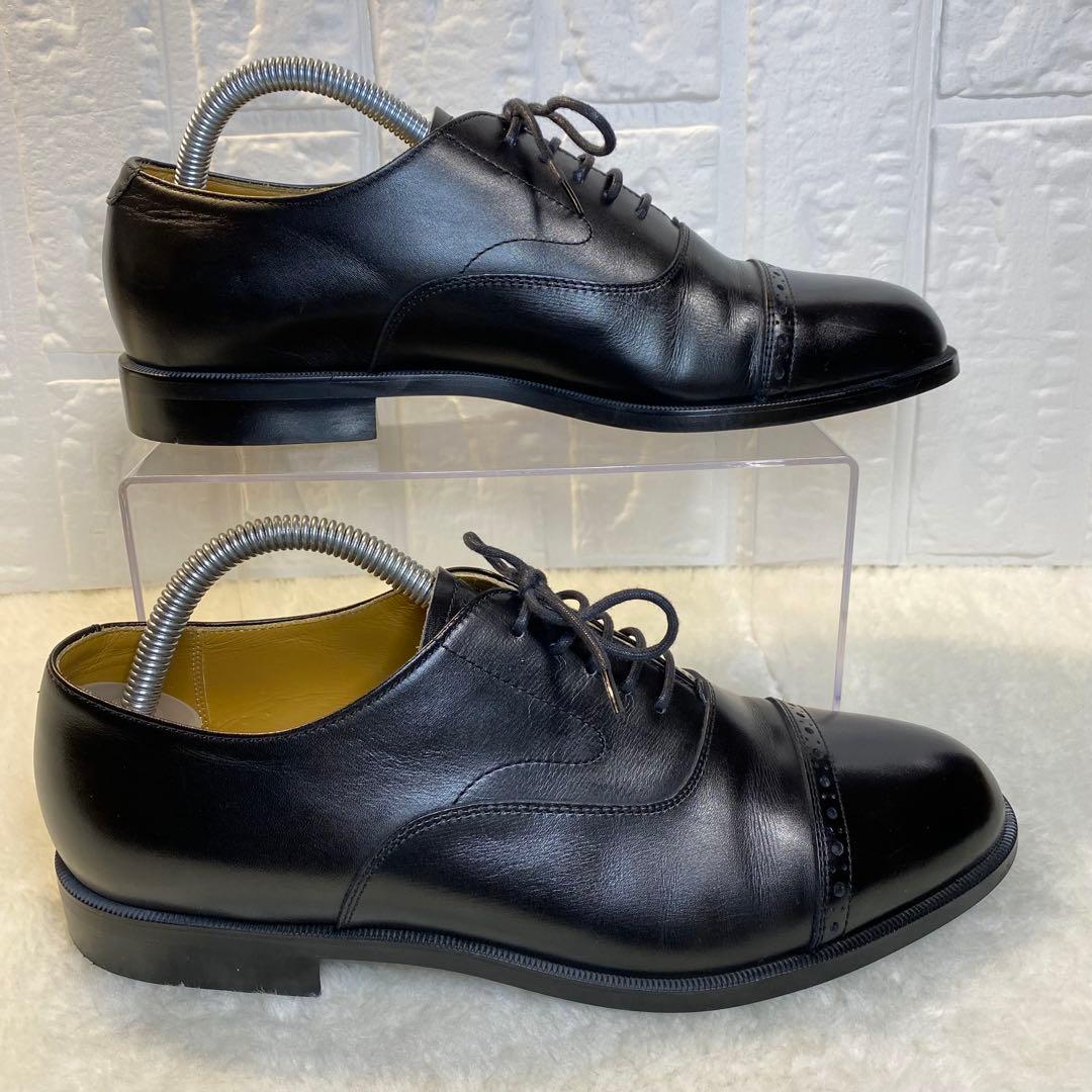 【美品】REGAL リーガル ストレートチップ 革靴 25.0cm ブラック