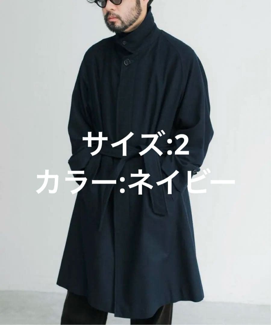 L'ECHOPPE LE エルイー WOOL Balcollar Coat 2