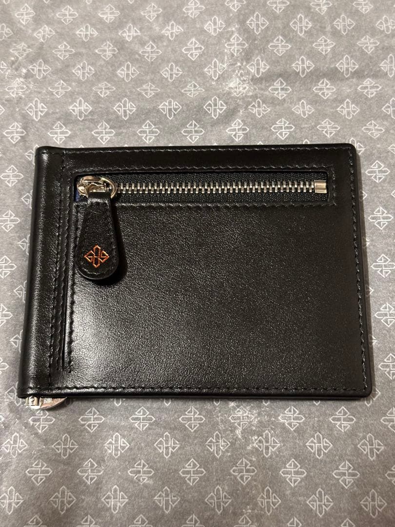 【新品】 正規店購入 エッティンガー マネークリップ (小銭入れ有) ブラック