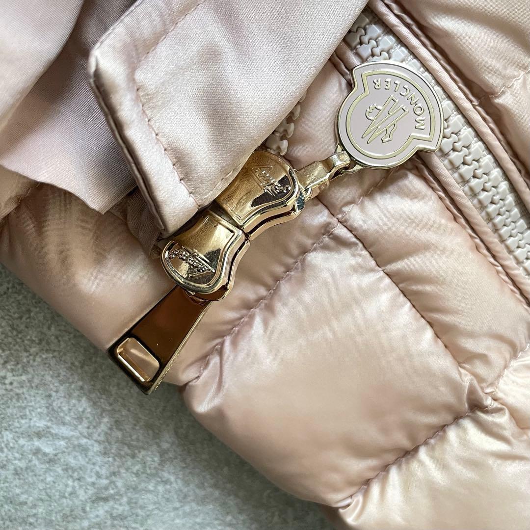 モンクレール　AMARANTE GILET ダウンベスト　ピンクベージュ系　1