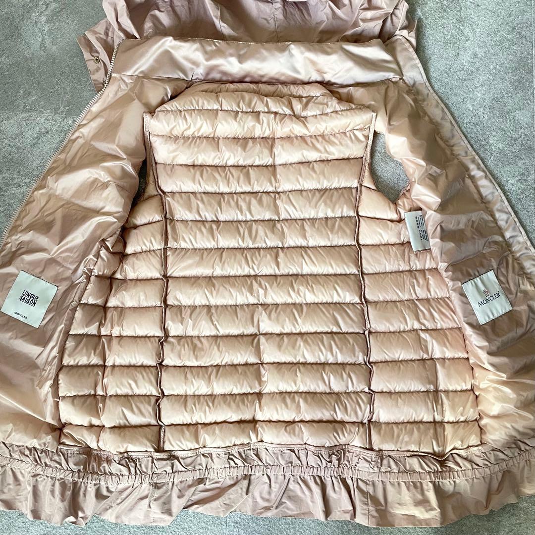 モンクレール　AMARANTE GILET ダウンベスト　ピンクベージュ系　1