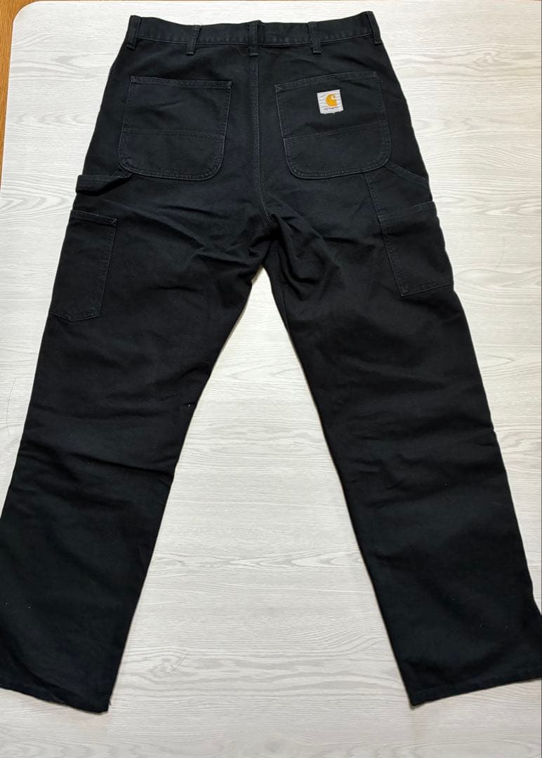 carharttダブルニー　32×32 ブラック