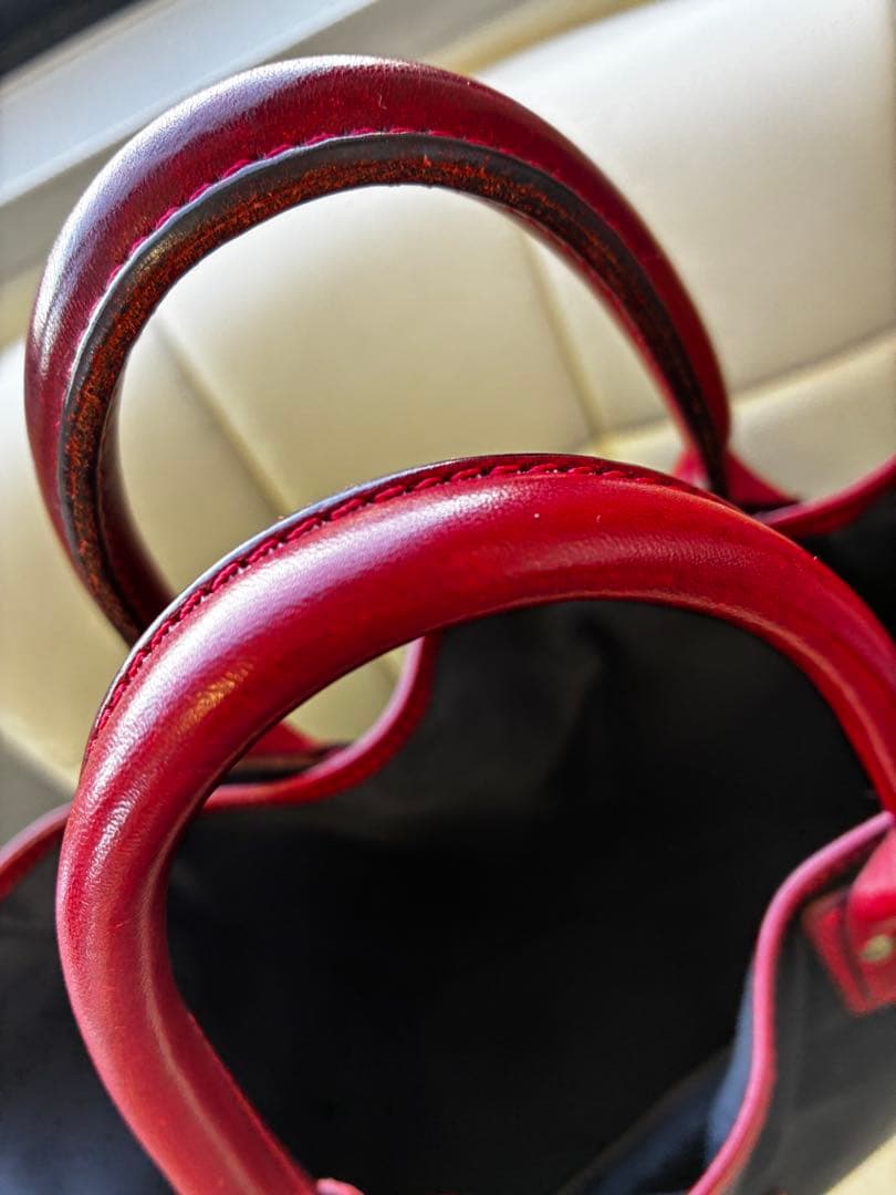 Felisi 黒赤 トートバッグ