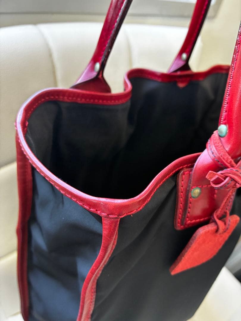 Felisi 黒赤 トートバッグ