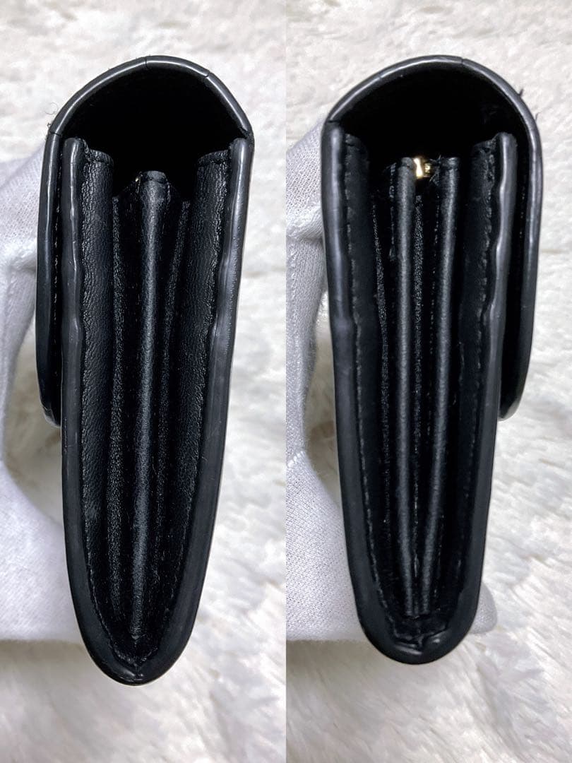 付属品完備♡美品♡CELINE セリーヌ トリオンフ 長財布 ブラック フラップ