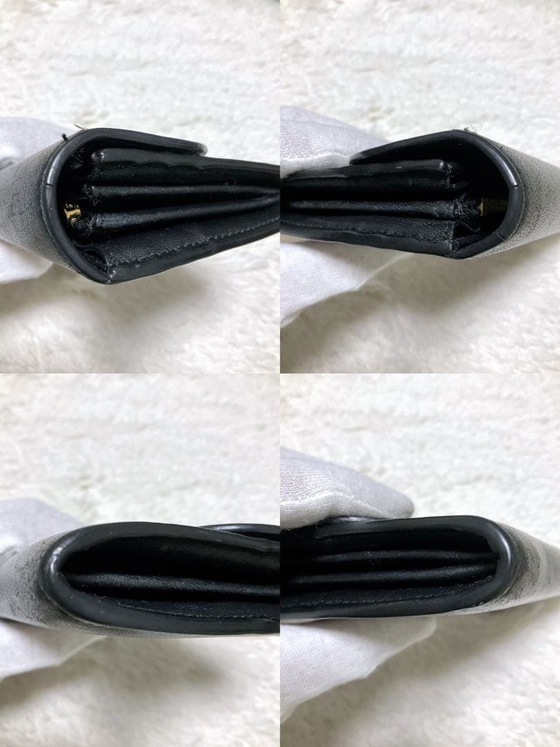 付属品完備♡美品♡CELINE セリーヌ トリオンフ 長財布 ブラック フラップ