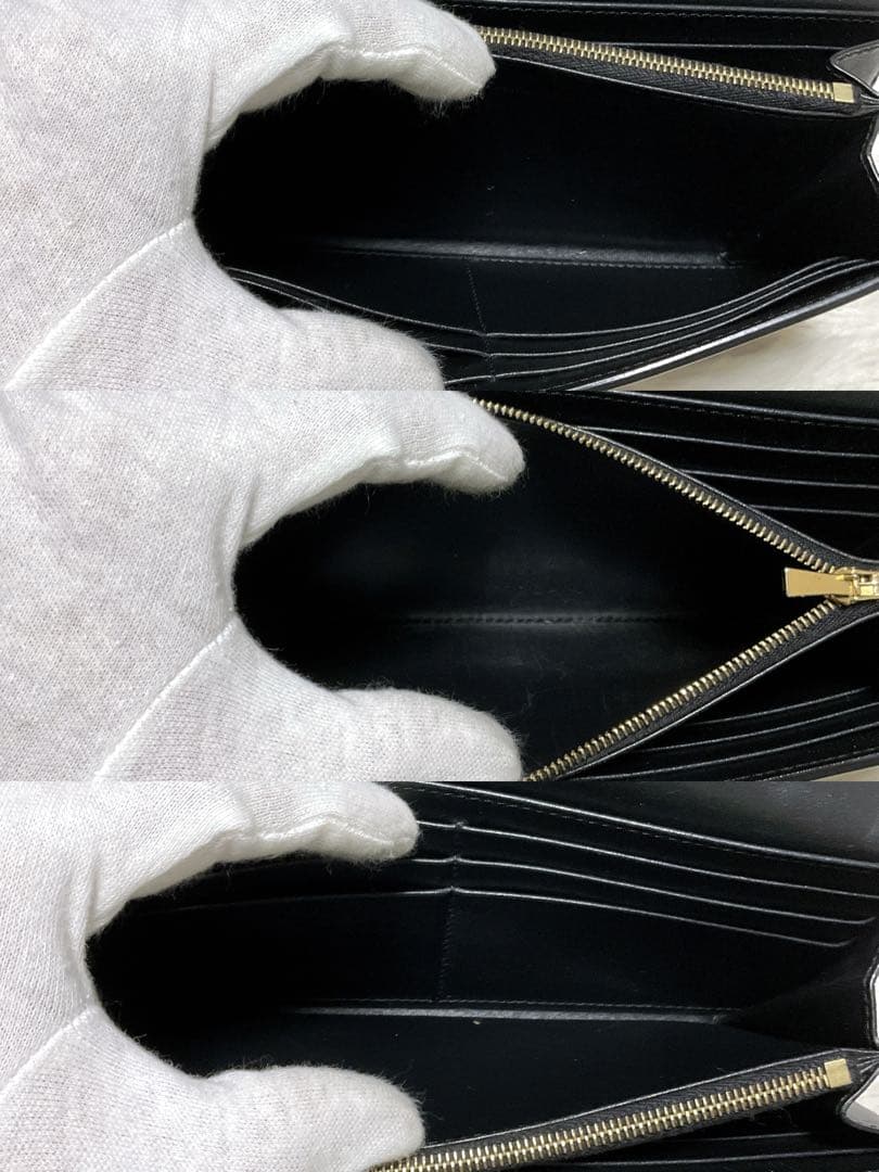 付属品完備♡美品♡CELINE セリーヌ トリオンフ 長財布 ブラック フラップ