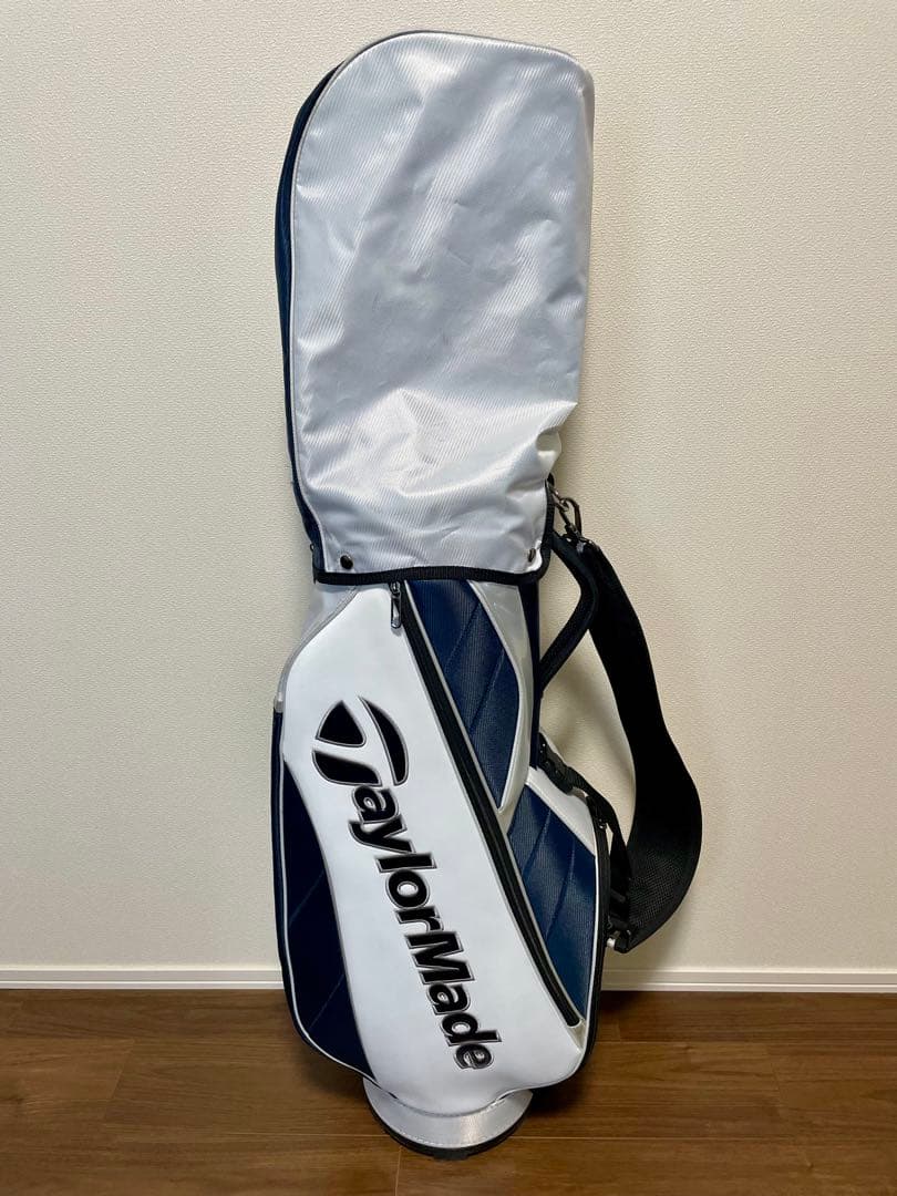 テーラーメイド トゥルーライト キャディバッグ ネイビー×ホワイト TJ105