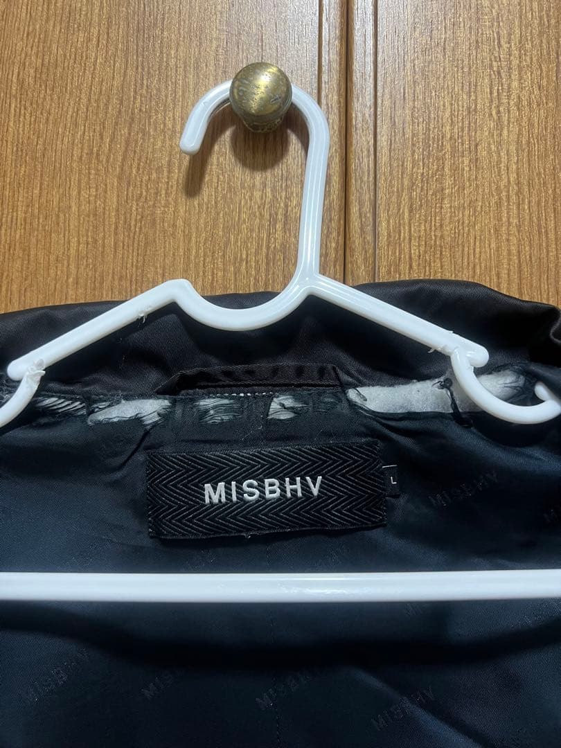 MISBHV ブラック MA-1ジャケット Lサイズ