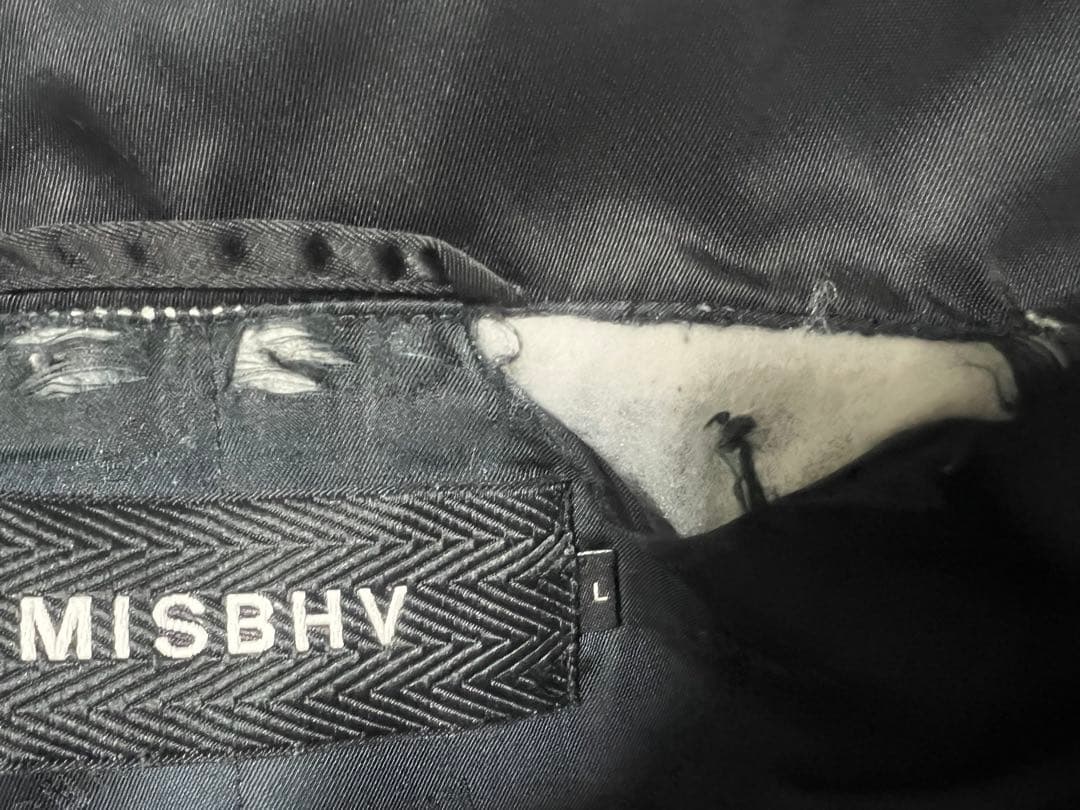 MISBHV ブラック MA-1ジャケット Lサイズ