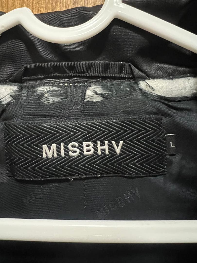 MISBHV ブラック MA-1ジャケット Lサイズ