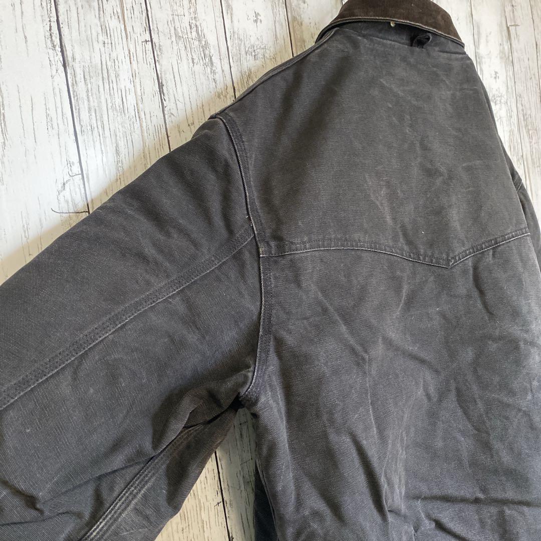 【名作】カーハート サンタフェジャケット BLK ブラック XL程度 アメリカ製