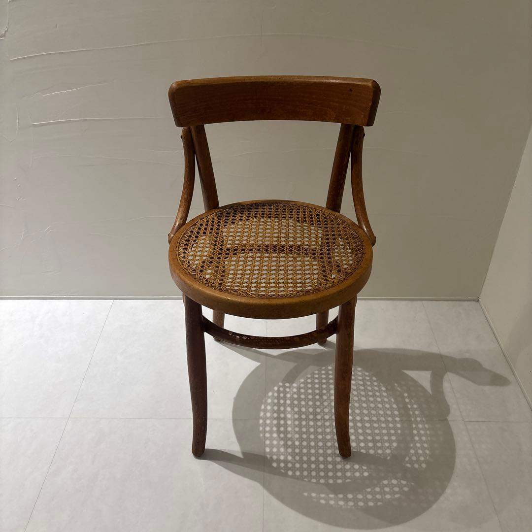 【幻の名作】オールドマルニ 伝説の銀行椅子 ベントウッドチェア 孔雀マーク