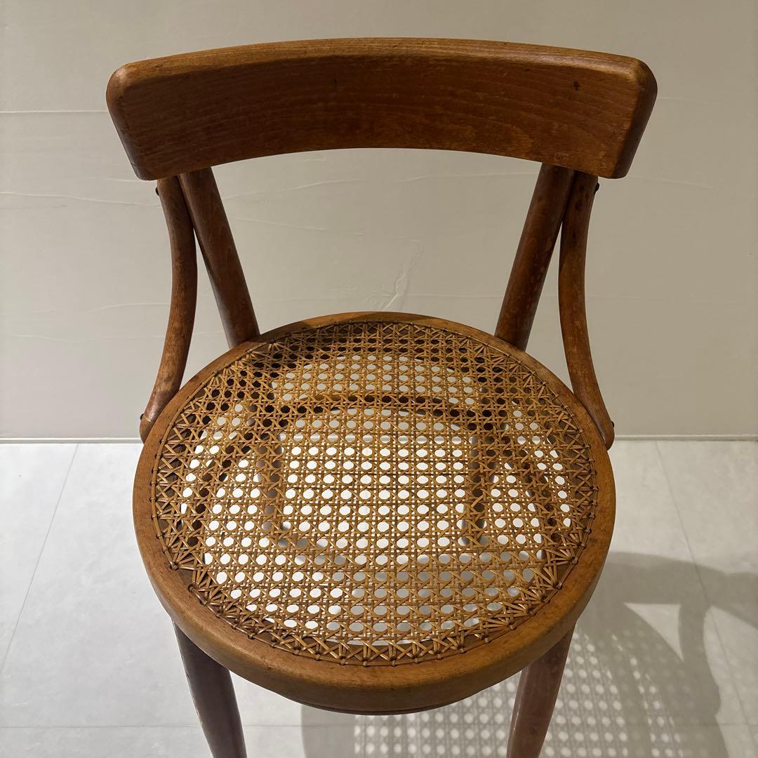 【幻の名作】オールドマルニ 伝説の銀行椅子 ベントウッドチェア 孔雀マーク