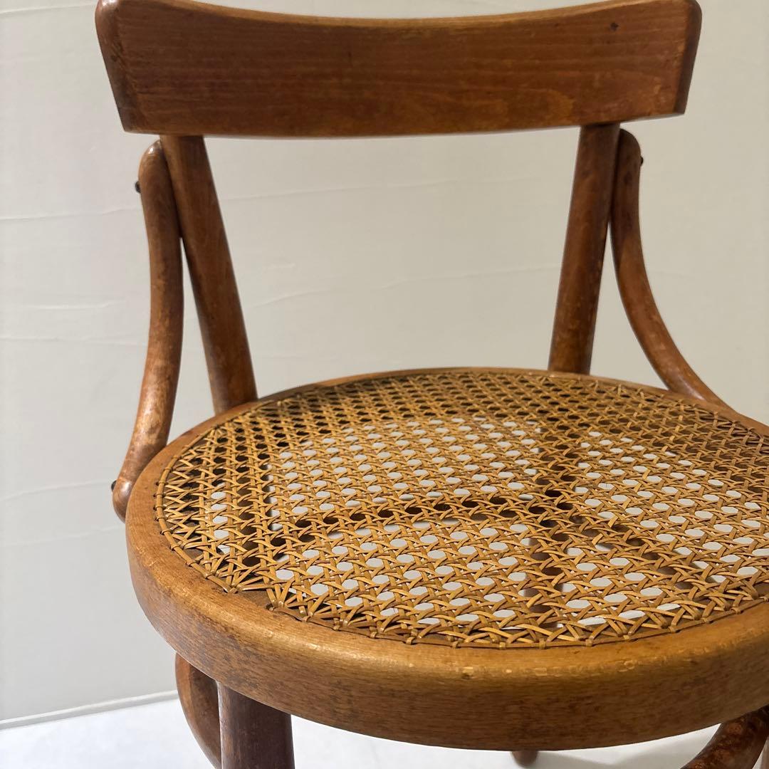 【幻の名作】オールドマルニ 伝説の銀行椅子 ベントウッドチェア 孔雀マーク