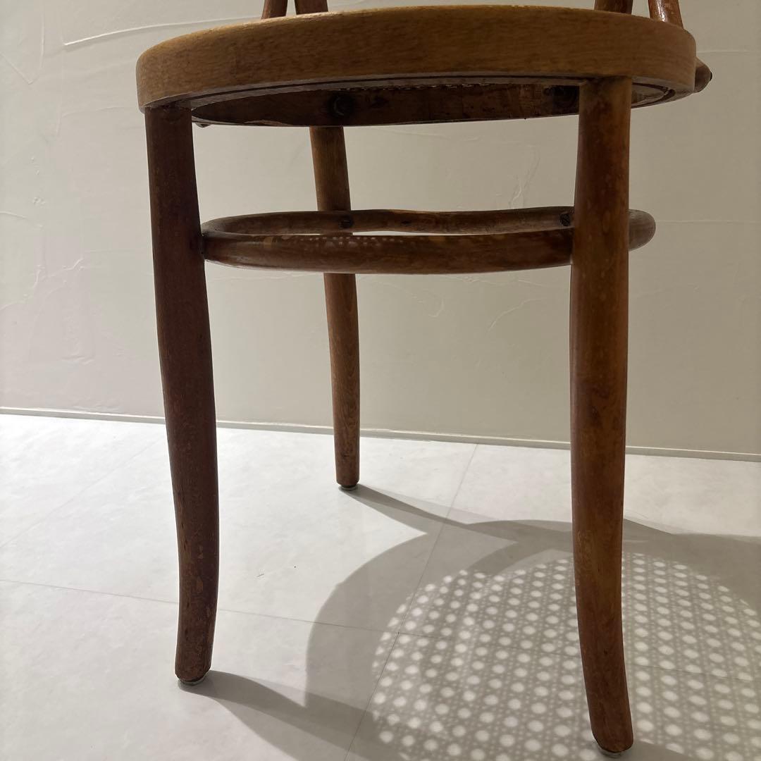 【幻の名作】オールドマルニ 伝説の銀行椅子 ベントウッドチェア 孔雀マーク