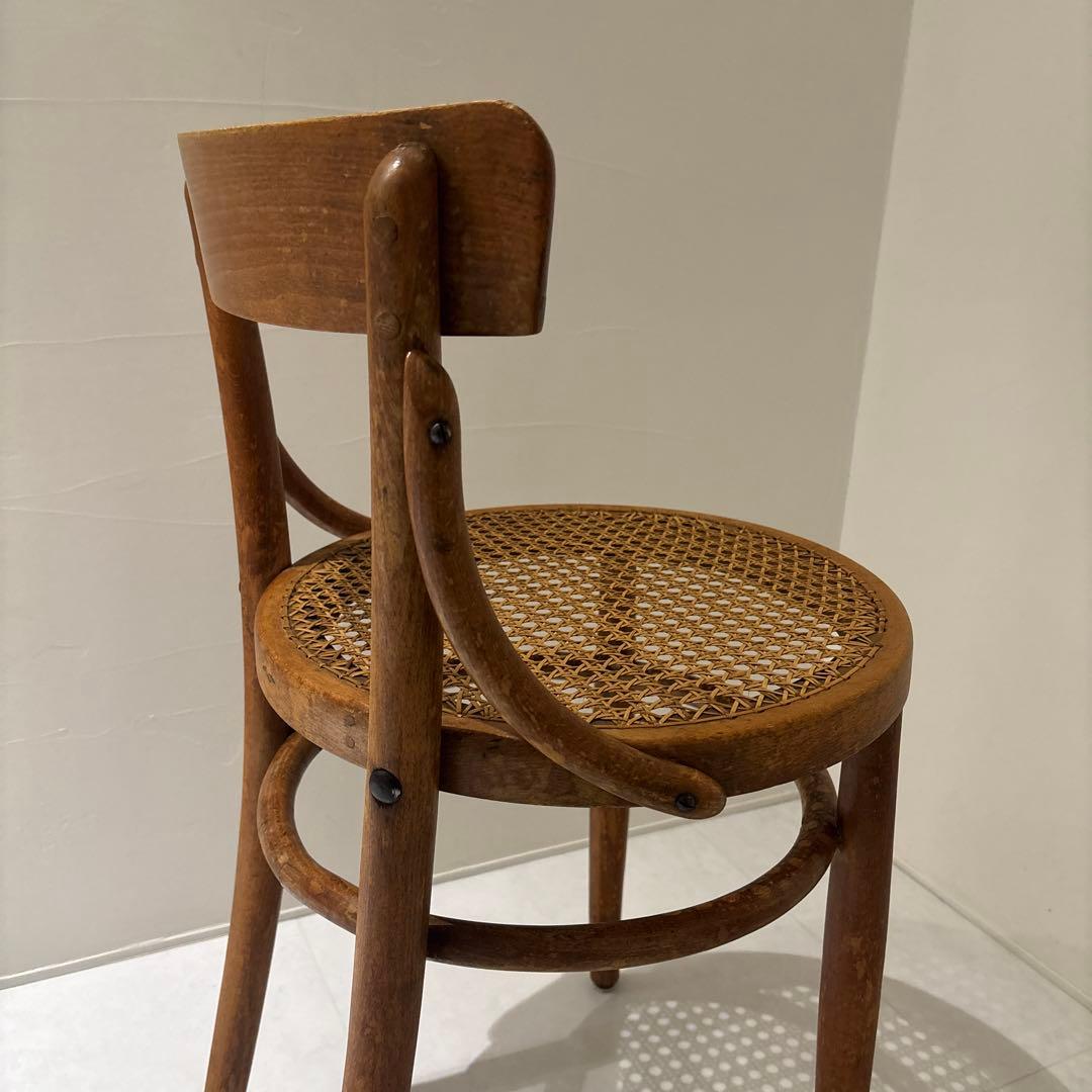 【幻の名作】オールドマルニ 伝説の銀行椅子 ベントウッドチェア 孔雀マーク